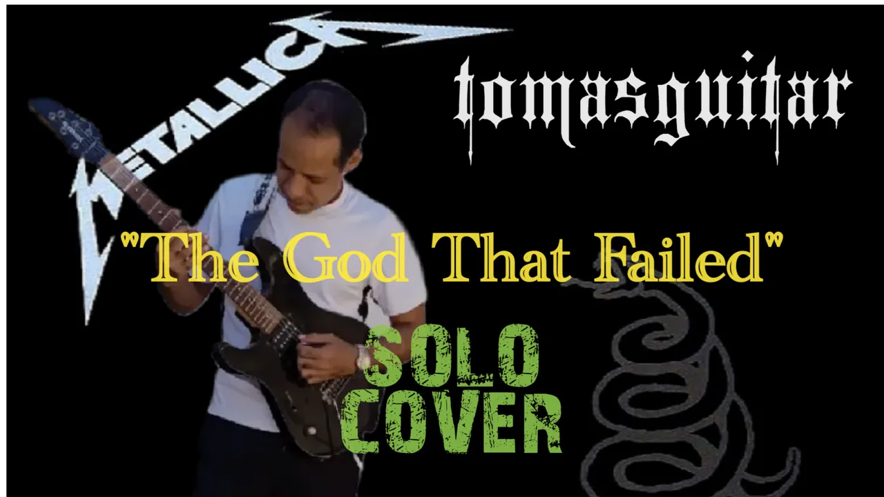 tomasguitar "The God That Failed" METALLICA - SOLOCOVER [ESP/ENG]