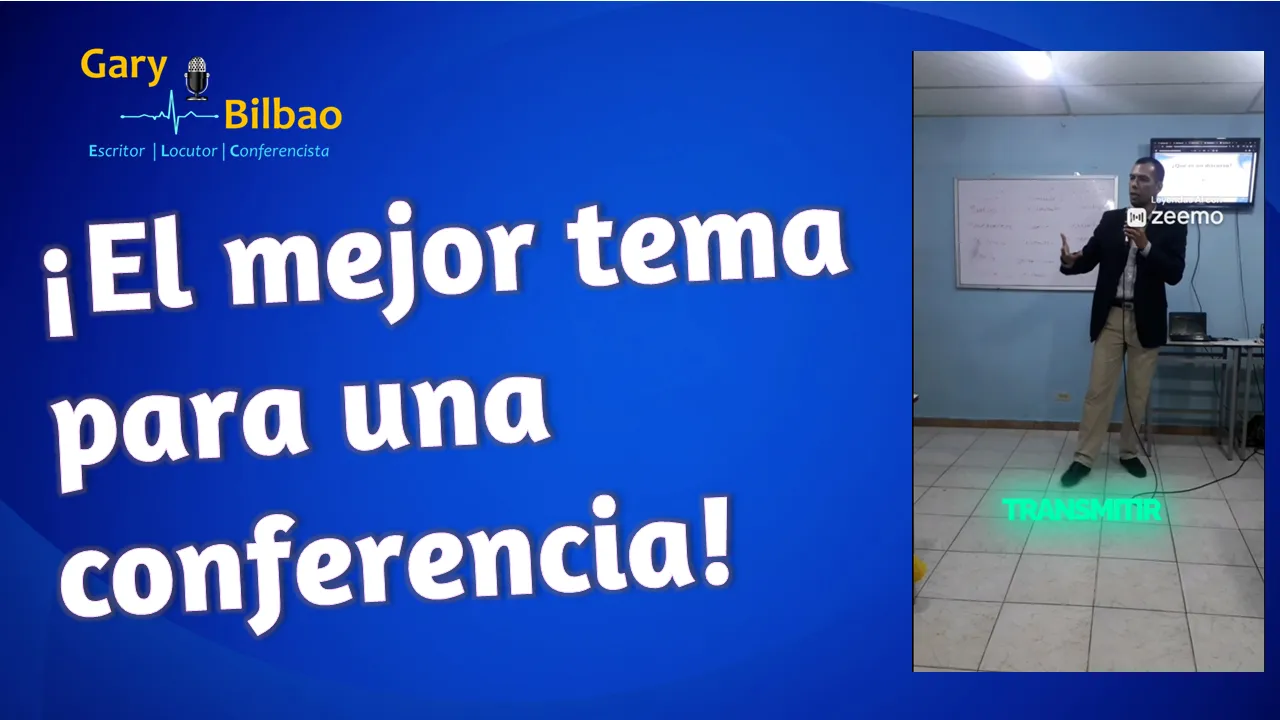 ¿Cuál tema elegir al preparar una conferencia?