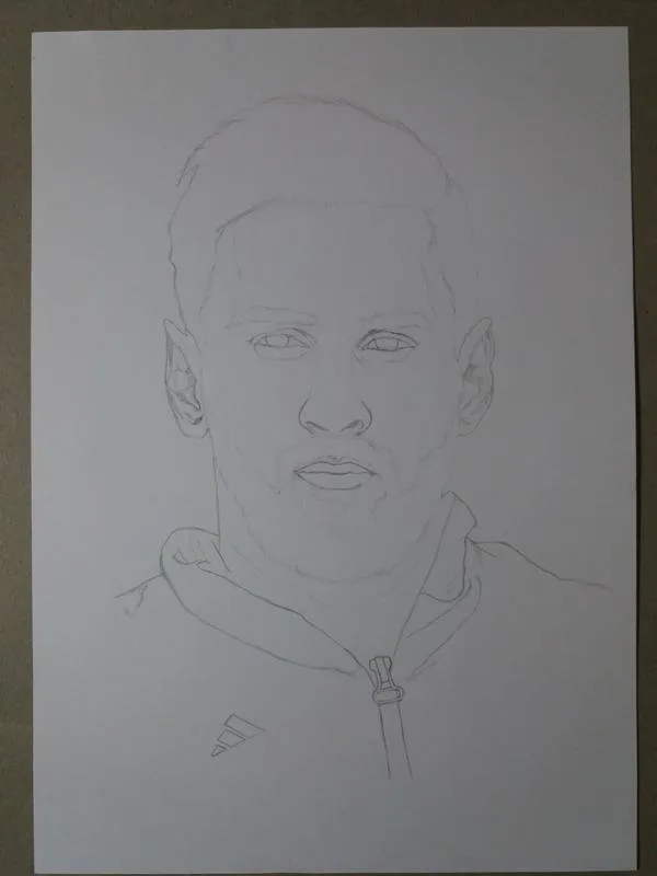 Messi drawings easy | Football player easy drawings | How to draw Lionel  Messi step by step | Messi drawing, Football player drawing, Easy drawings