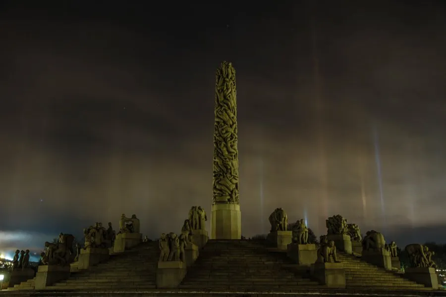 light pillars by Shadi Alzaghari on 500px.com