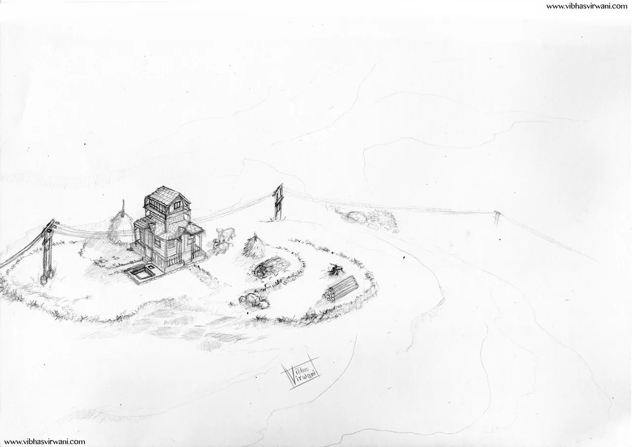 drone view step farm pencil sketch by vibhas virwani.jpg