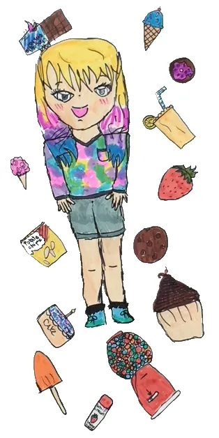 GirlwithFruits&IceCream.png