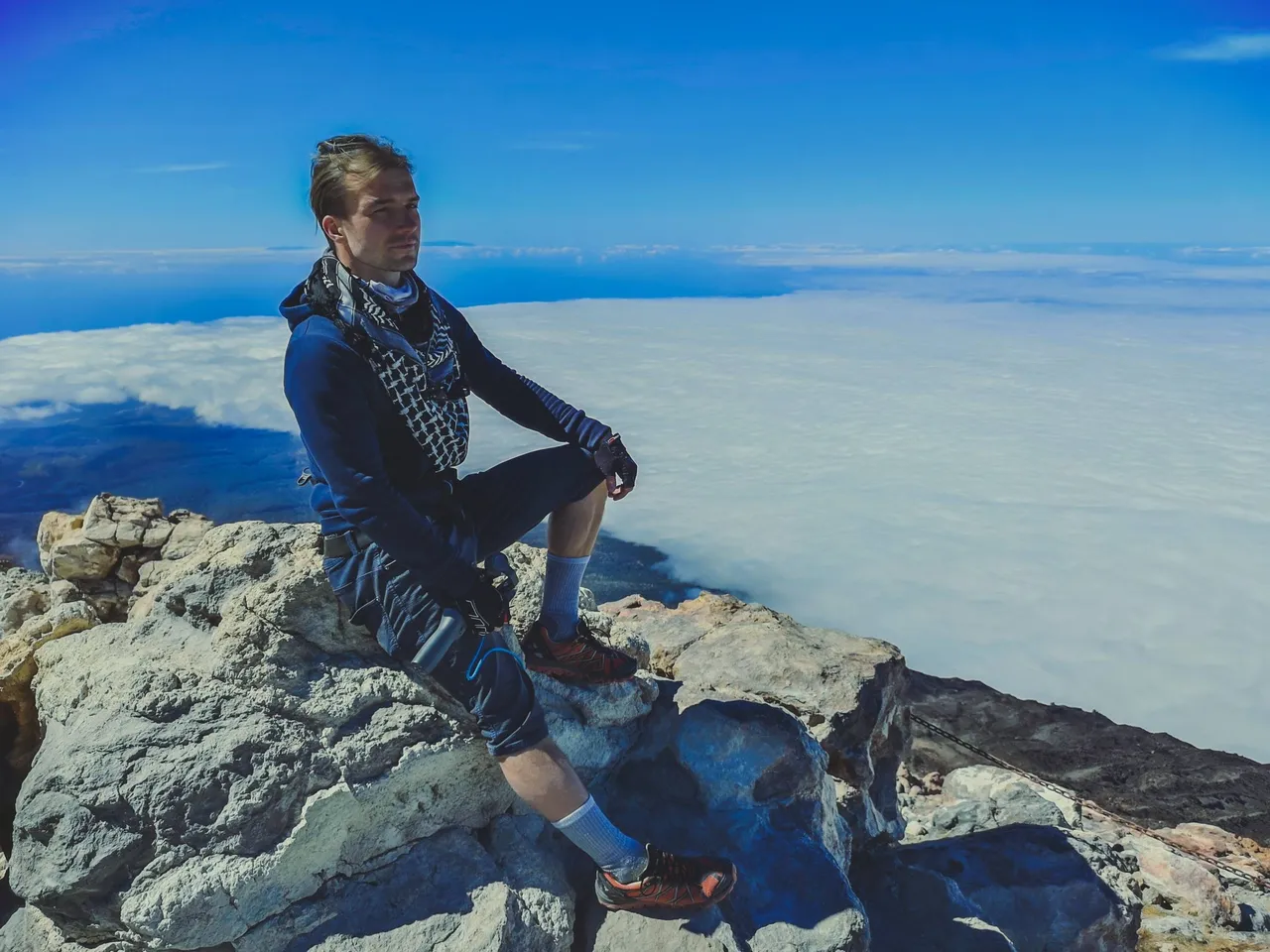 The Cable Car will take you almost to the top of Mount Teide, but to reach the very peak you’ll need a permit. Photo by Alis Monte [CC BY-SA 4.0], via Connecting the Dots