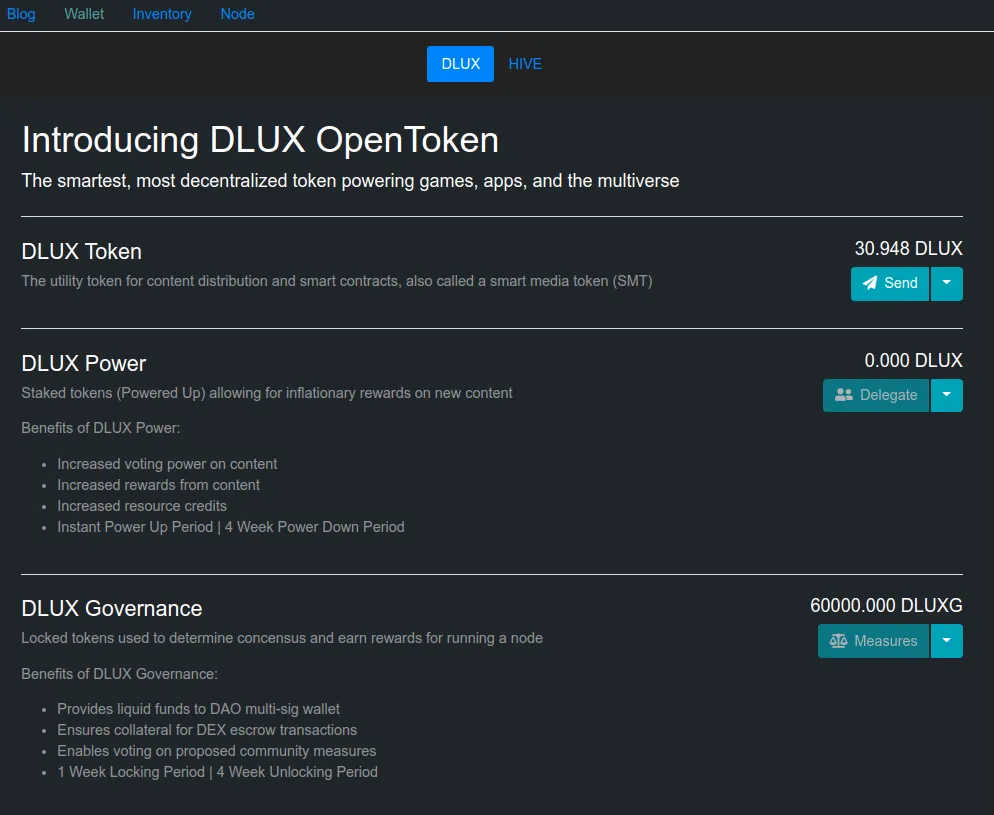 DLUX - HIVE Wallet