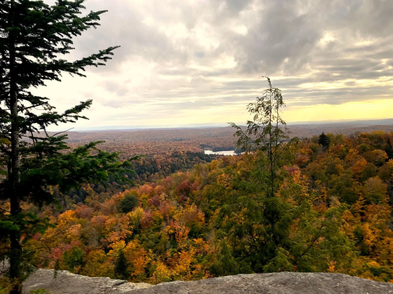 View from the top of Good Luck Mountain in the Adirondacks