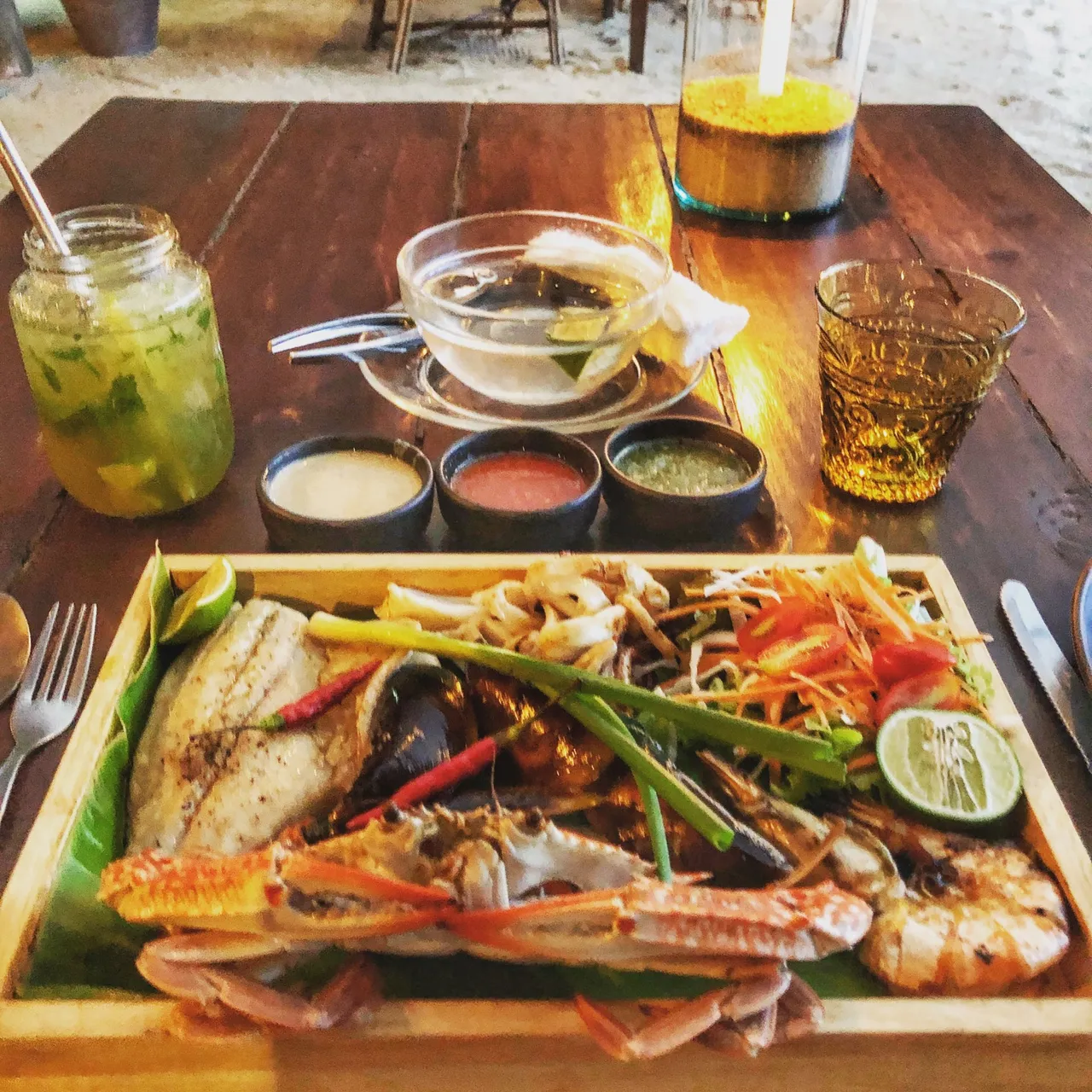 One of the best meals I had in Koh Phangan, Thailand