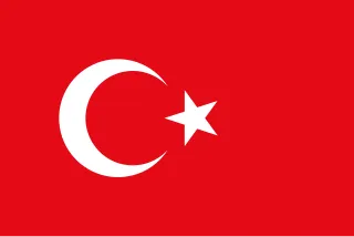 Turkish flag from Wikipedia