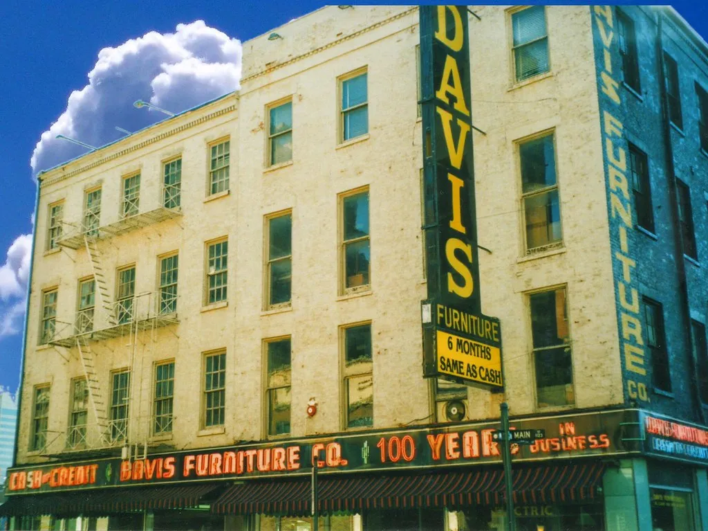Cincinnati Ohio ~ Over the Rhine District ~ Davis Furniture ~ Vintage Photo