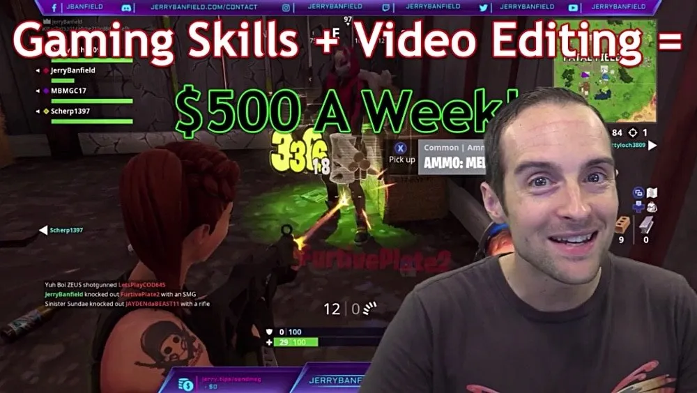 $500 A Week Gaming + Editing Videos?