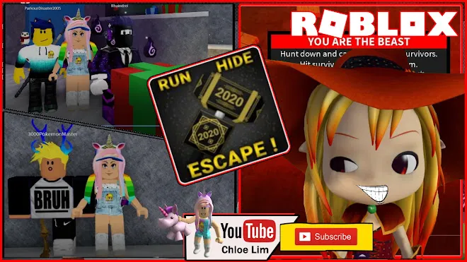 Roblox Flee the Facility Gameplay! Got the 2020 Items! Unicorn Beast with Wonderful Friends!