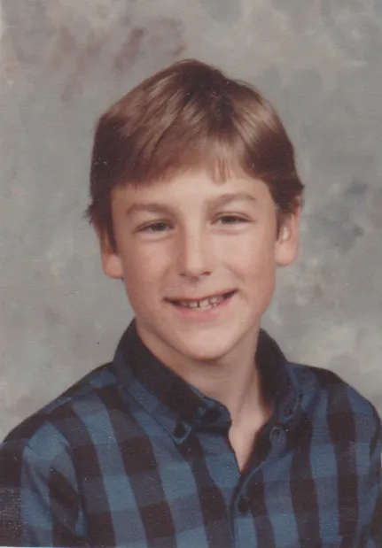 1984 - Garrick Pickett, 11 and a half years old, 6th grade.png