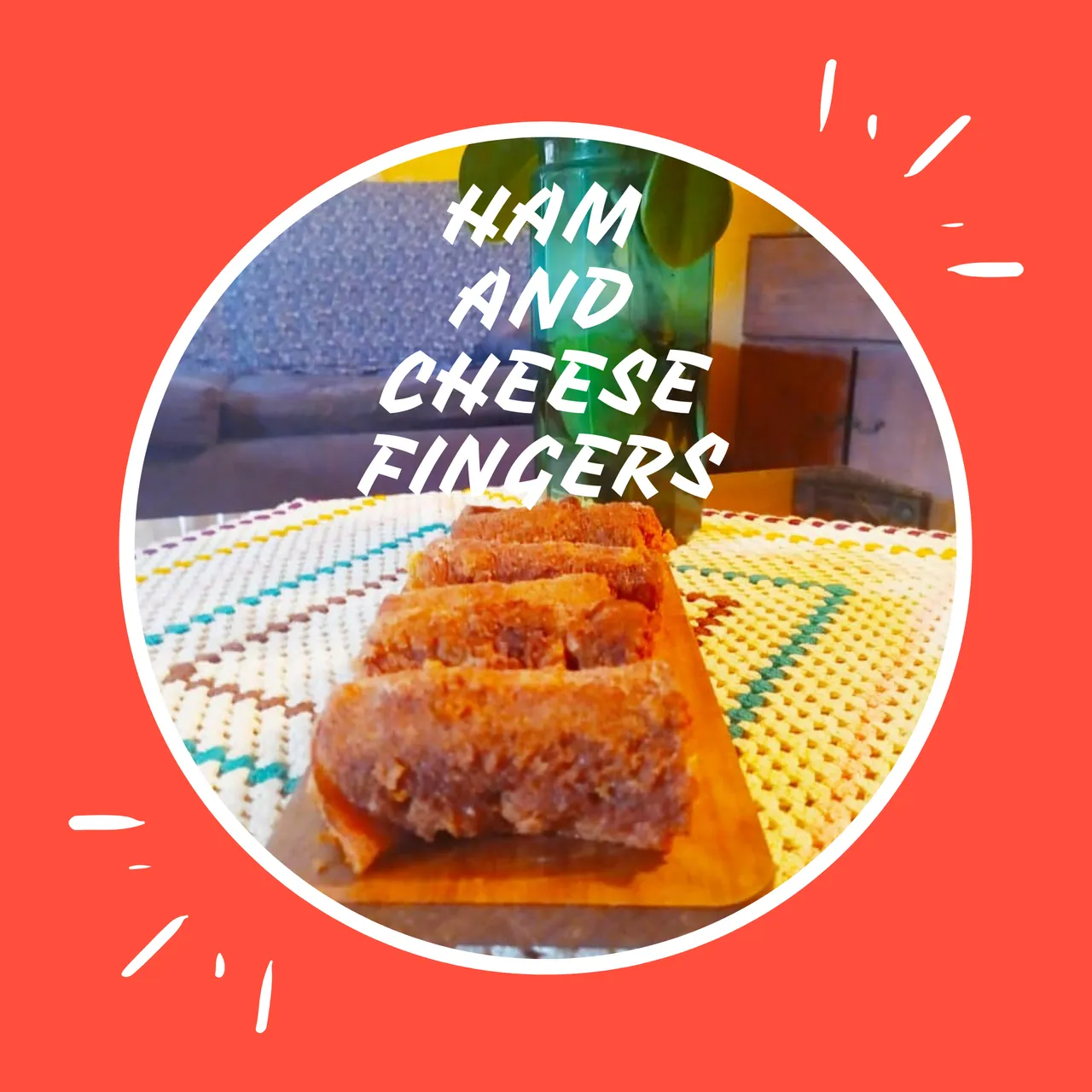 Rojo y Naranja Dibujado a Mano Comida Instagram Publicación.png