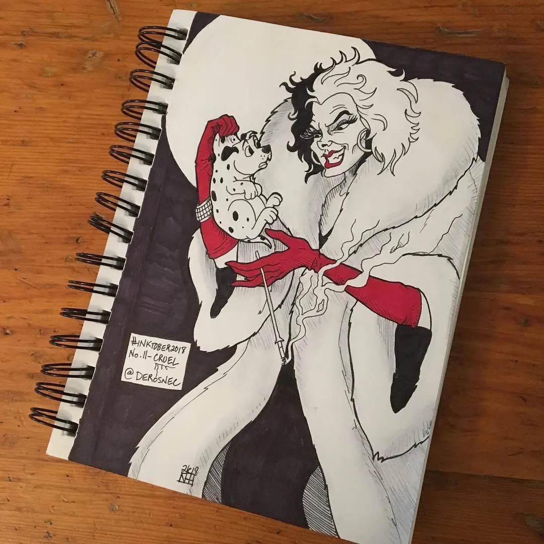 Inktober 2018, No. 11: Cruel