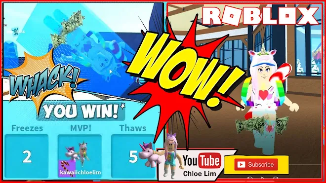 Roblox Icebreaker Gameplay! MVP so many times! So much fun I got the Hiccups!