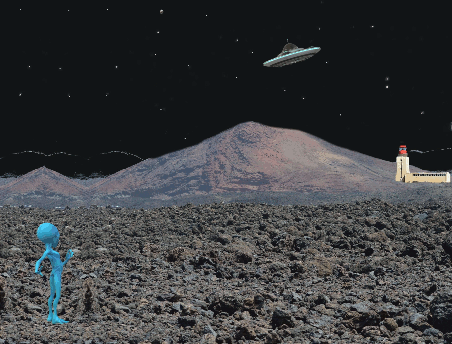 alien spaceship emerging gif.gif