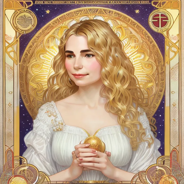 Vana Studio - Portrait of   as the Sun tarot card, ethereal and radiant, gold… 0.png