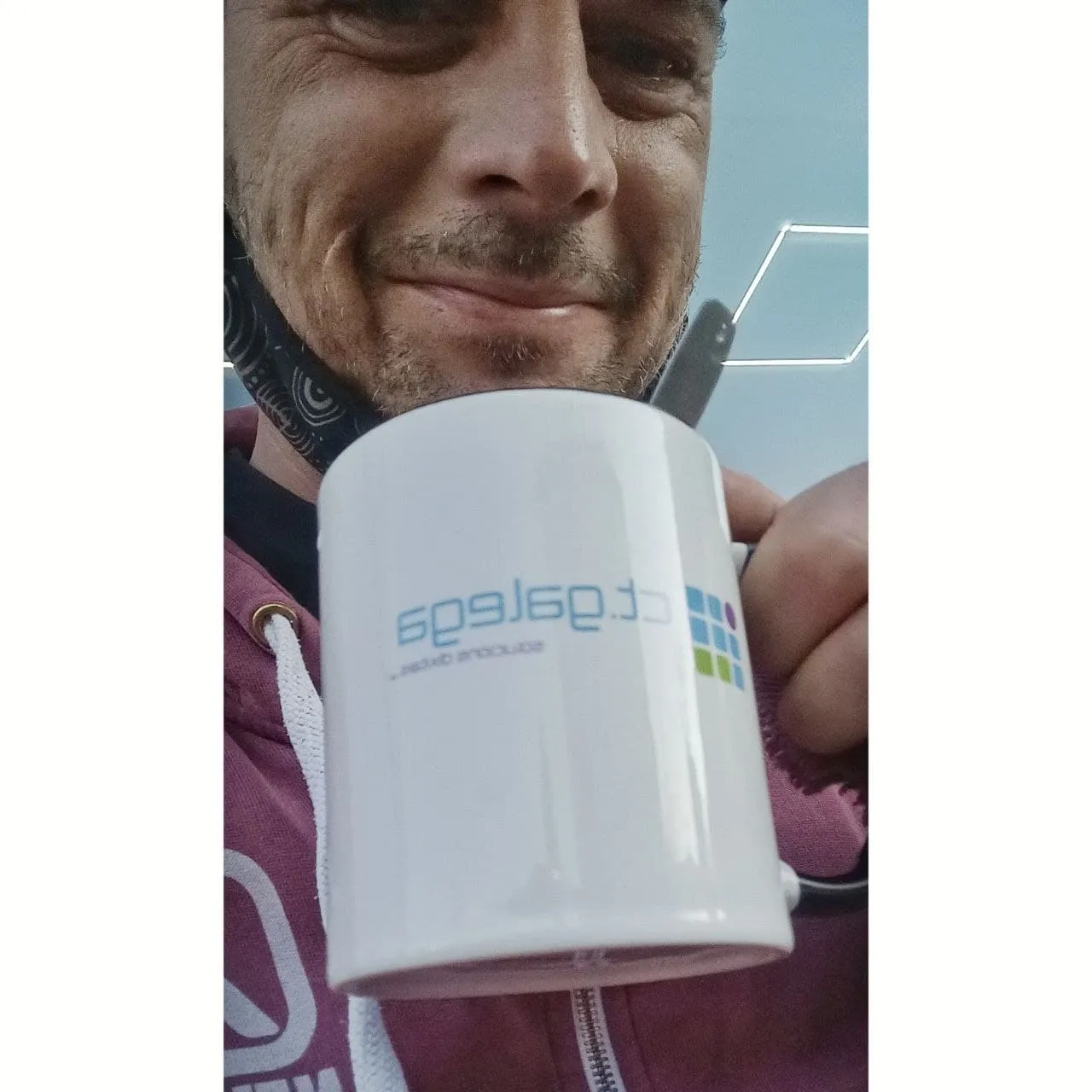Last coffee before work / último café antes de empezar a trabajar