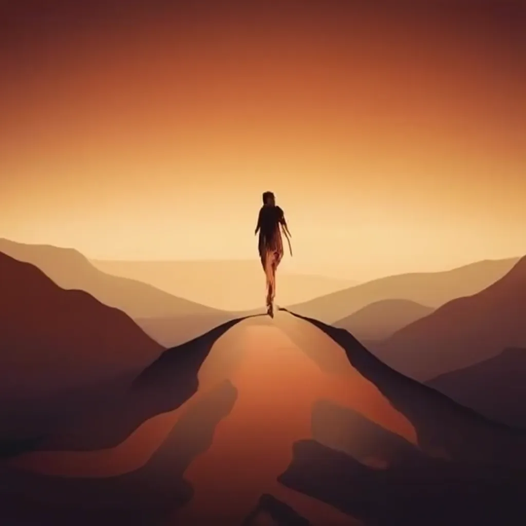 craiyon_121224_A_meandering_path_between_mountains__a_figure_walking_alone__hands_outstretched_offer.png