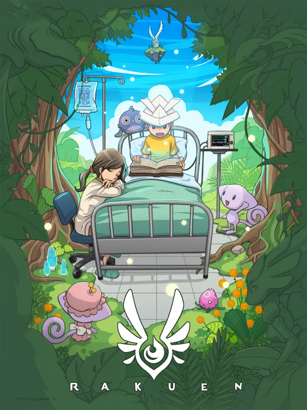 Rakuen_Poster_Description.png