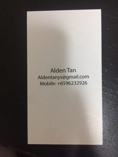 Blockshow Asia 2018 my name card