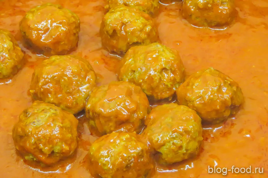 Meatballs of lamb in Italian
