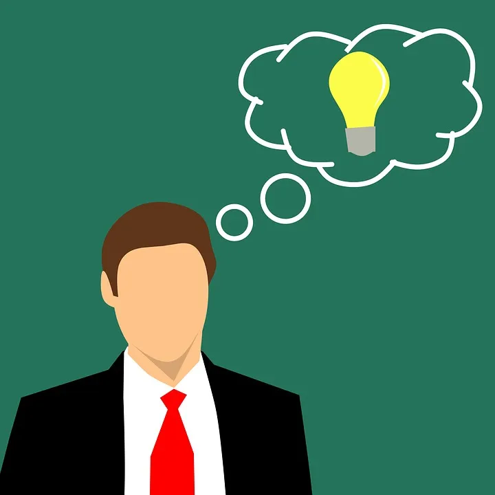 Business, Man, People, Inspiration, Bulb, Conceptual