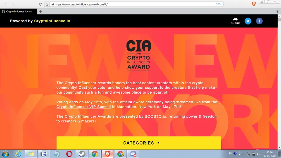CryptoInfluenceAward Website.png