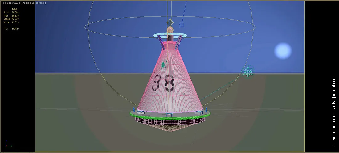 River buoy 3D model