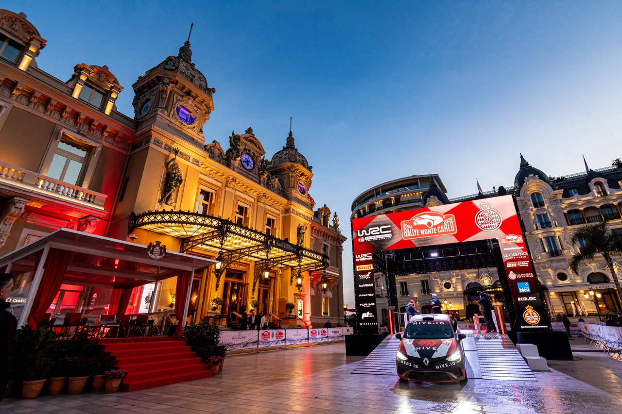 Monte Carlo WRC 2024 opening ceremony.