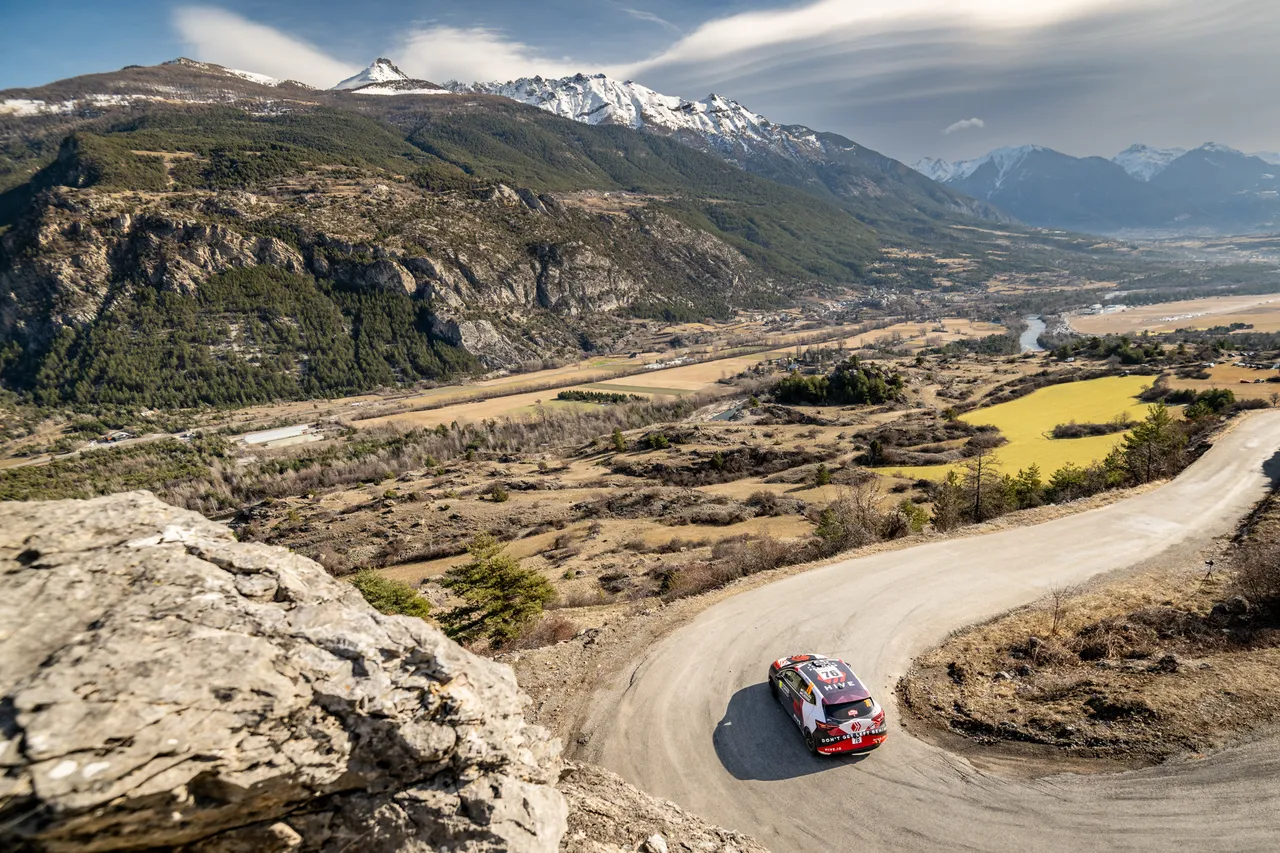 Beautiful Alpine vistas - Monte Carlo rally 2024