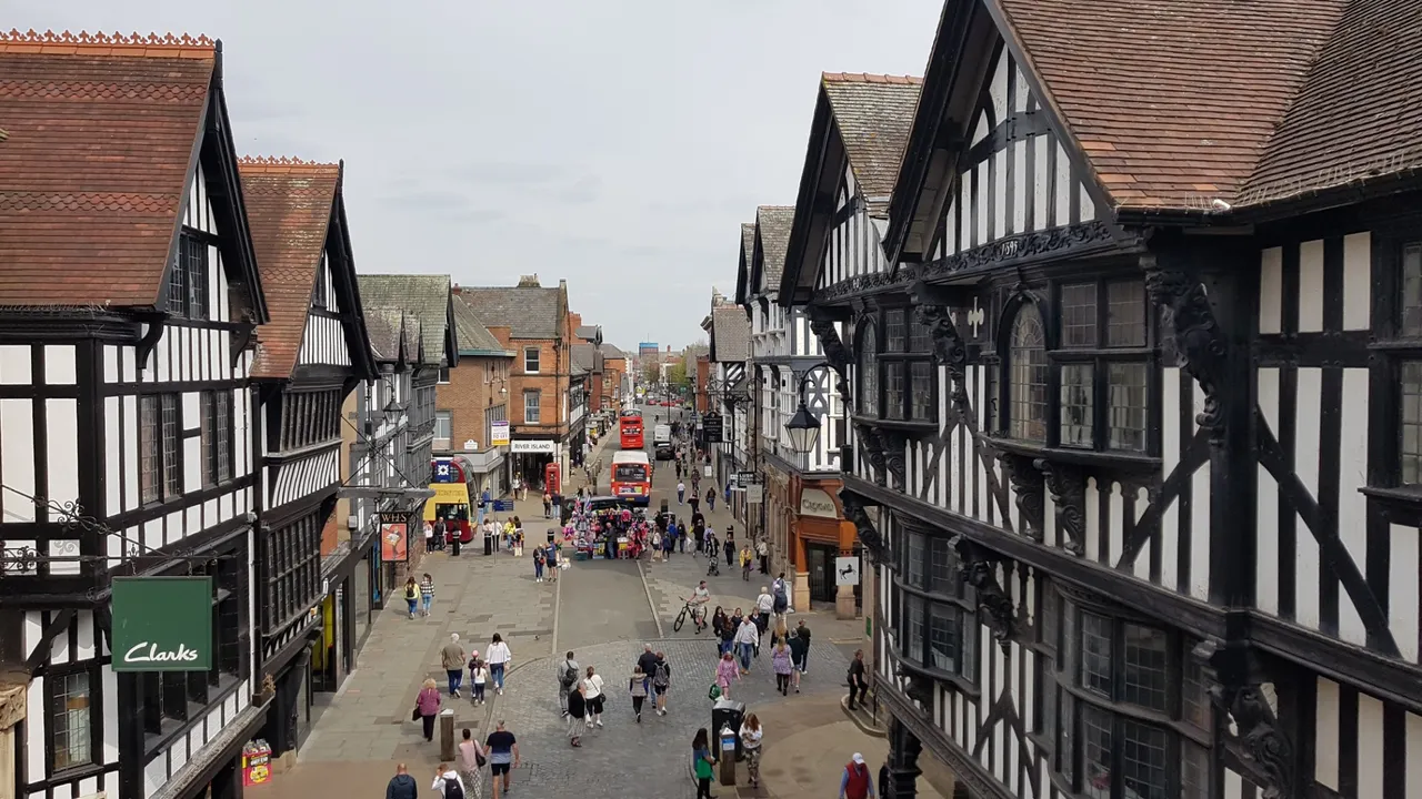 Chester’s classic medieval timber frame buildings.