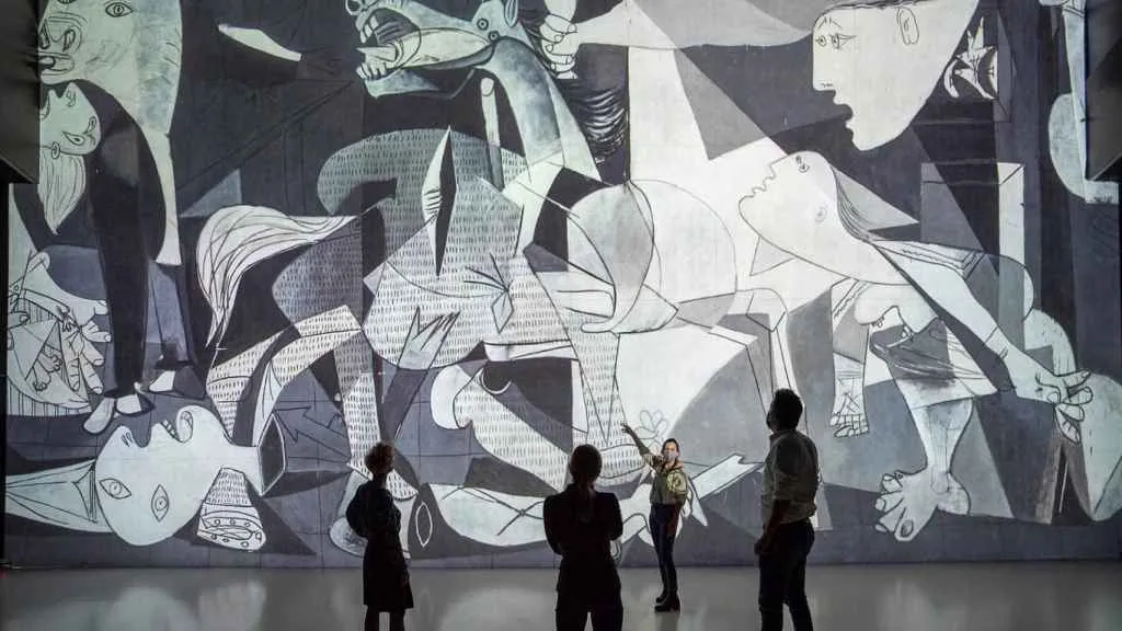 Guernica, Pablo Picasso. Fuente/Source: https://www.elespanol.com/cultura/20210913/cuarenta-anos-guernica-espana-cuadro-mil-interpretaciones/611439526_0.html