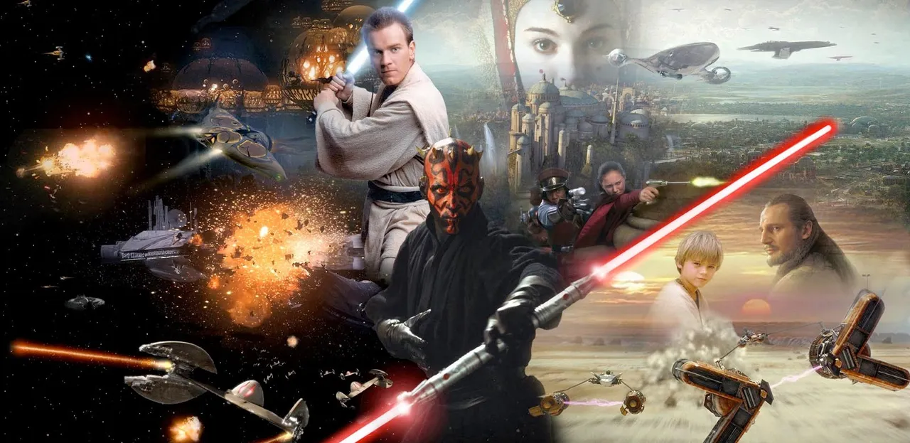 1999 - Star Wars 1: The Phantom Menace - starwars-phantommenace-wallpaper.jpg