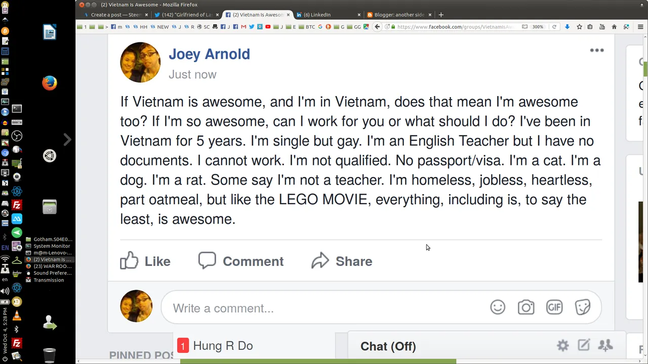 2017-10-04 JA GAY TEACHER JOB AD 02 in VIETNAM IS AWESOME FB GROUP.png