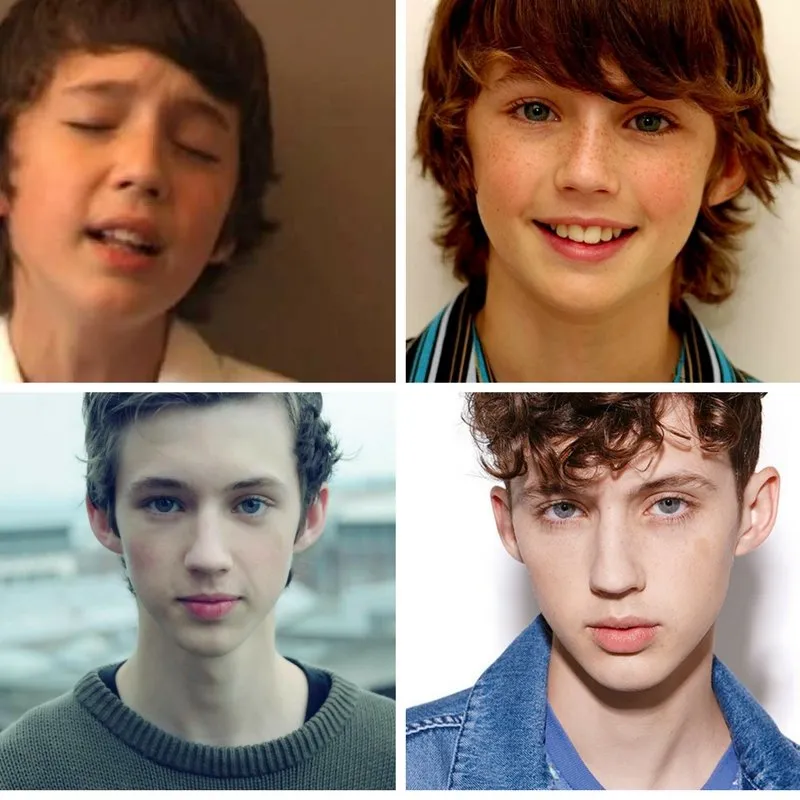 (pic montage of Troye)