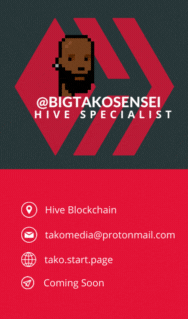 Red Black Modern Web Designer Vertical Business Card.gif