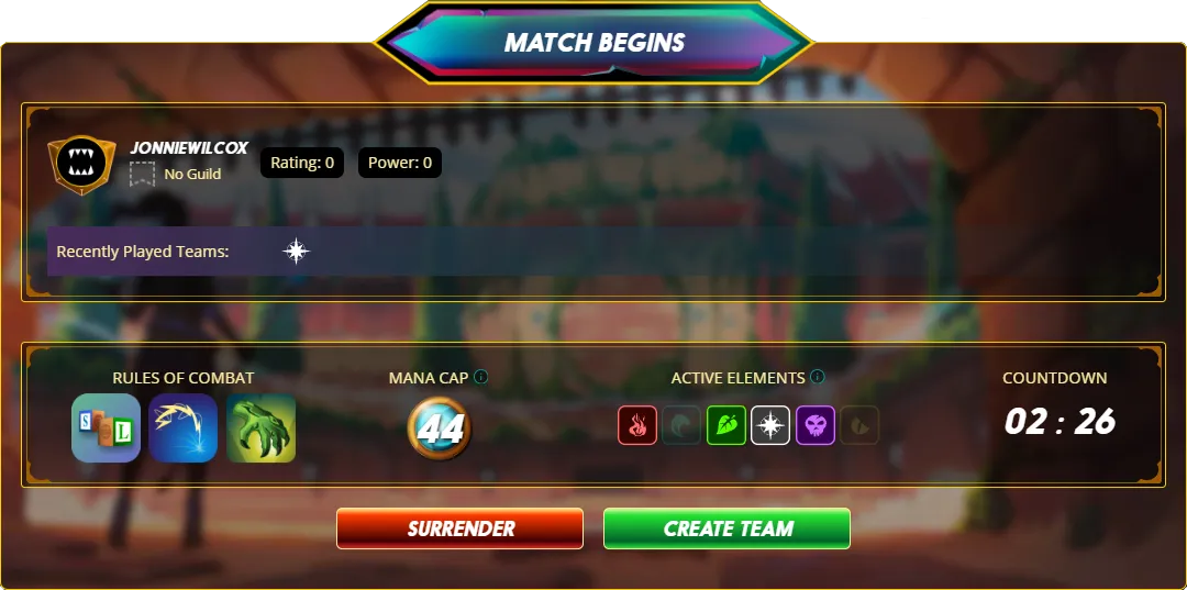 Splinterlands - Training Grounds Match Begins.png