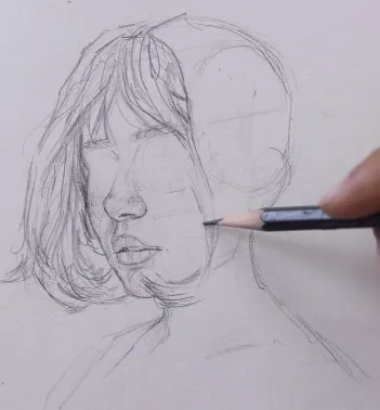 One Pencil drawing - Why the Loomis Method Changes Everything in Portrait Drawing [7pD7uebq4bo - 672x378 - 16m34s].png