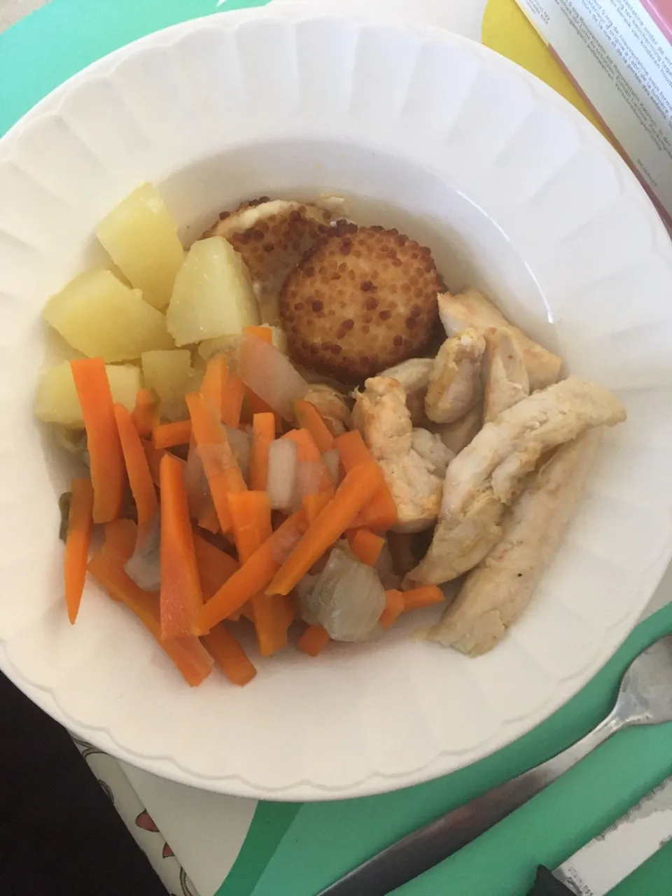 20sept24 poulet pdt crispy brie carottes chicons miel.jpg