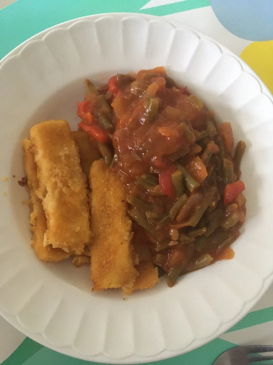 1jul25 fishsticks princesses piperade.jpg