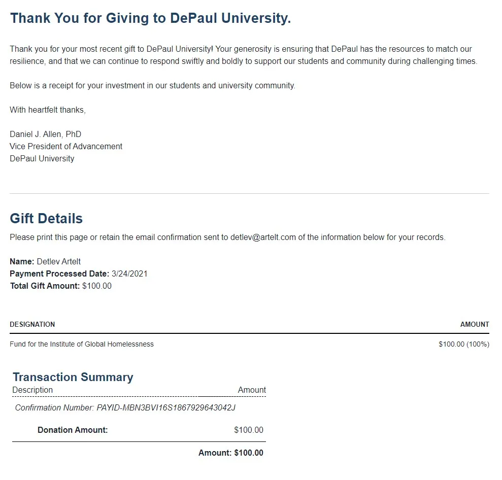Gift to Homeless via DePaul University.jpg