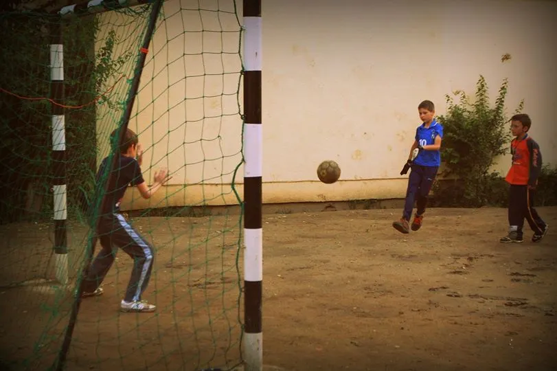 Playground roles being swapped, Baia Mare, Romania, 2011
