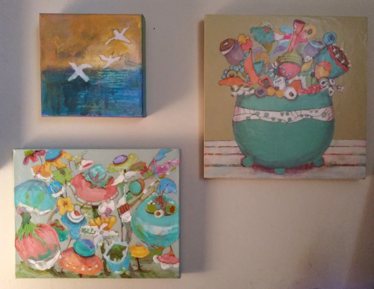 both pieces from Judie together on the wall.jpg