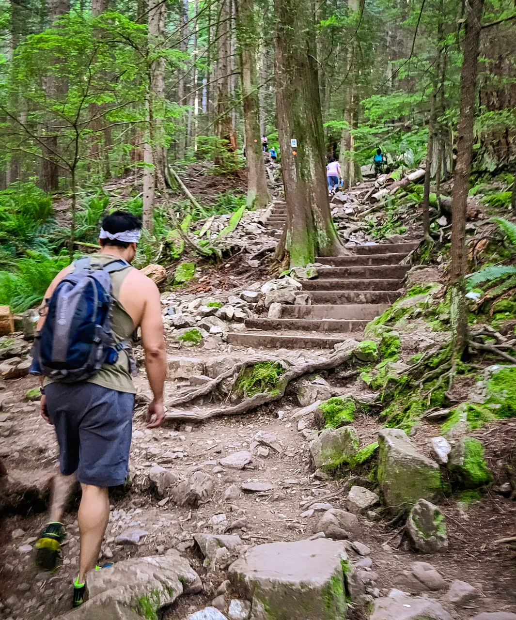 grouse grind mike walking up easy.jpeg