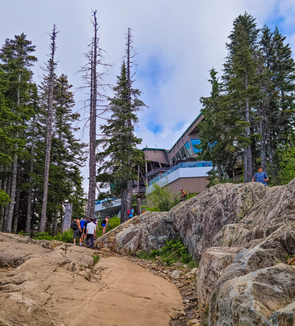 grouse grind chalet view at end.jpeg