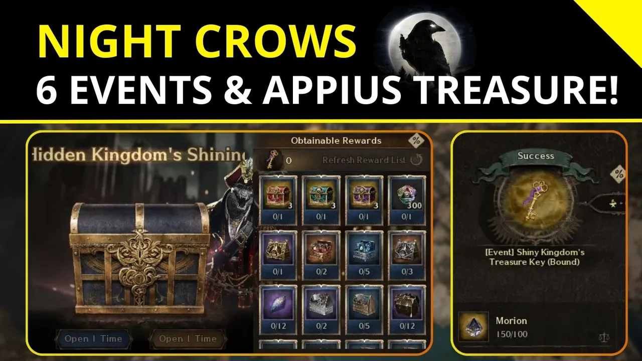 Night Crows - 6 new events and Appius Treasure.jpg