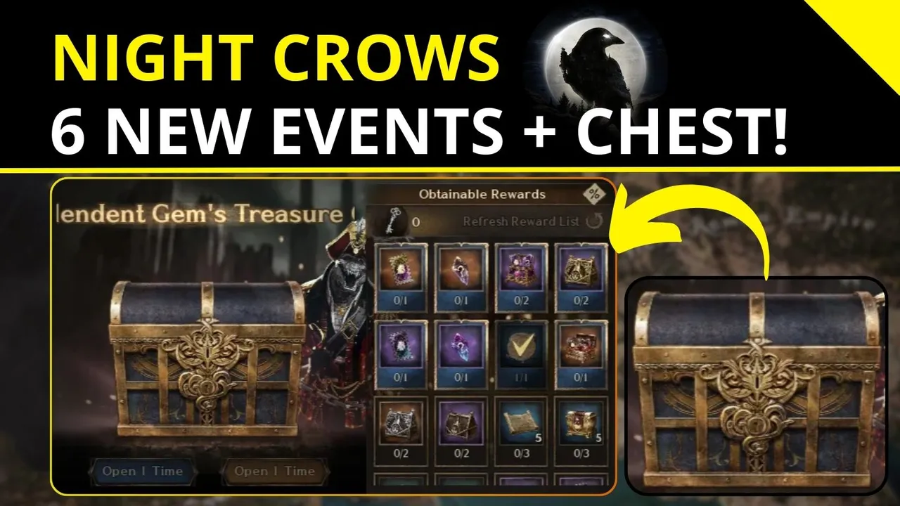 Night Crows - 6 new events and treasure chest.jpg
