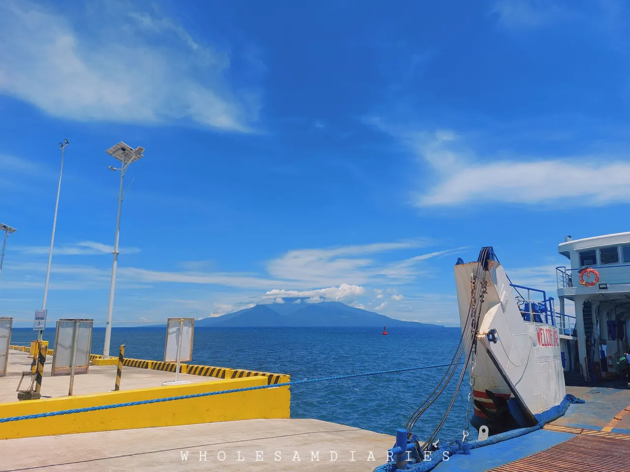 Camiguin Island view from Balingoan Port