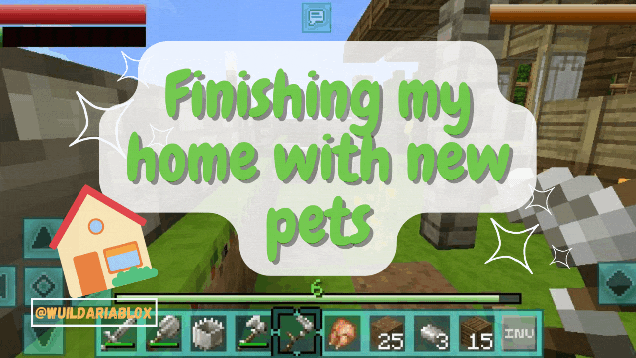 Finishing my home with new pets🐖.gif