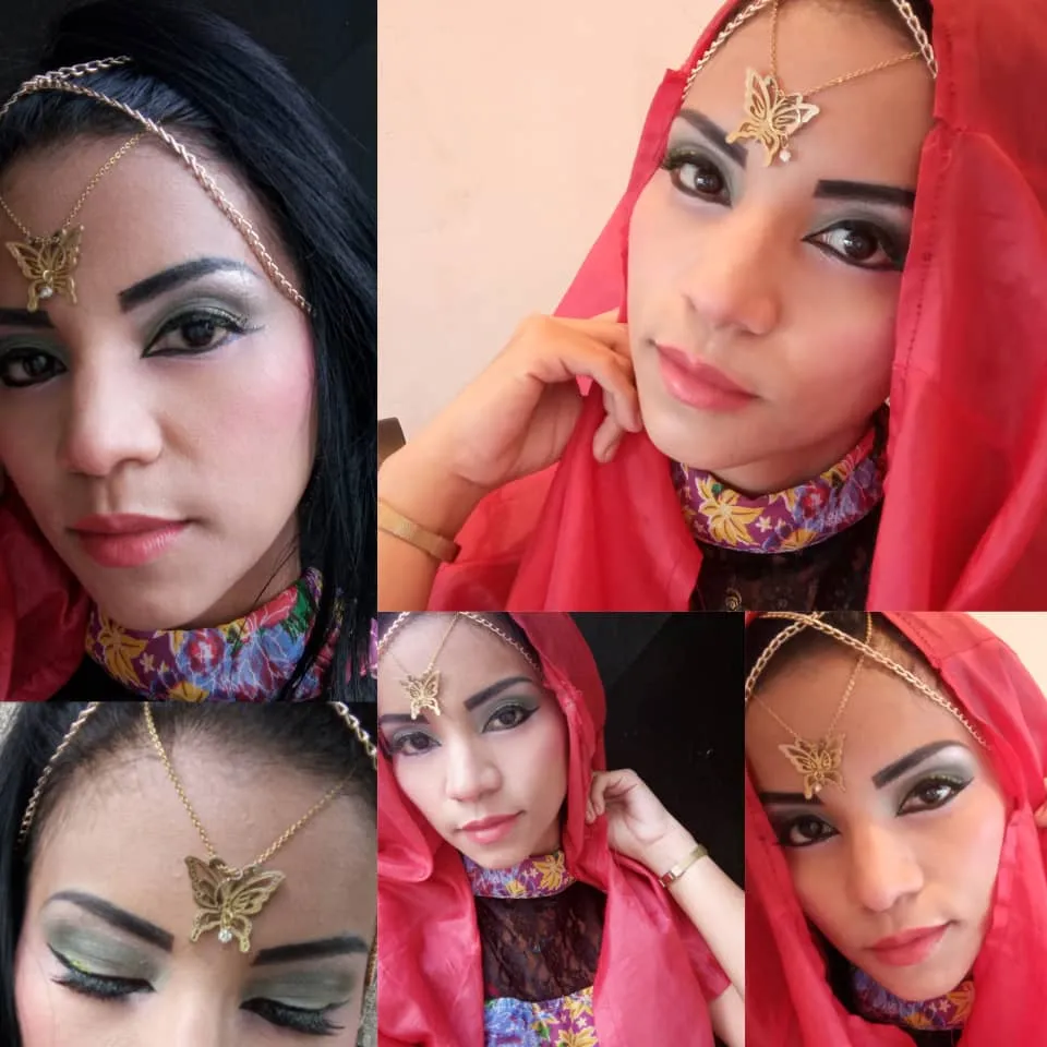 Hindu Woman Inspired Makeup/Maquillaje inspirado en la mujer hindú